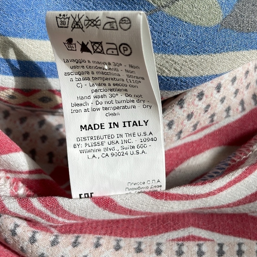 SFIZIO Colorful Floral Maxi Dress Size L Tall Sleeveless - Picture 9 of 10